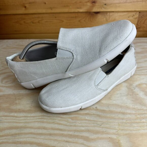 Skechers Shoes Womens 10 Slip On Sneakers Tan Comfort Round Toe Low 100414 - Picture 2 of 6